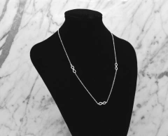 Collar Dijes Infinitos. Plata 0.925 - CATÁLOGO BLANCO