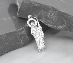 Dije De San Judas Tadeo Chico. Plata .925 - CATÁLOGO BLANCO