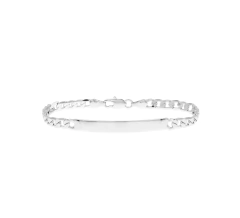 Esclava Barbada 5mm. Plata 0.925