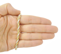 Cadena Torsal Bitono 4mm. Oro Laminado 18k en internet