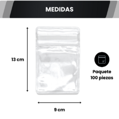 9 x 13 cm Bolsa De PVC Flex Con Cierre 100 Pzas. en internet