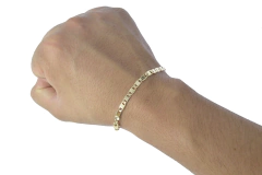 Pulso Tipo Gucci 4mm. Oro Laminado 18k en internet