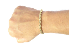 Pulso Torsal 5mm. Oro Laminado 18k en internet