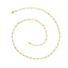 Cadena Eslabón 1X1 Fígaro 4mm. Oro Laminado 18k - comprar en línea