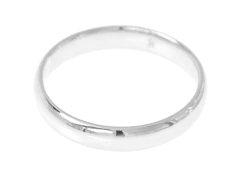 Anillo Matrimonio 3.5mm. Chapa De Rodio