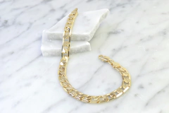 Pulso Barbado 8mm. Oro Laminado 18k - comprar en línea