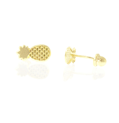 Broqueles Forma De Piña. Oro 10K - comprar en línea