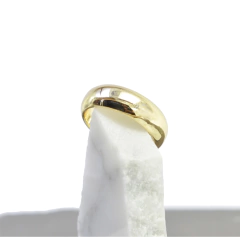 Anillo De Promesa 6.5 mm. Oro Laminado 18k