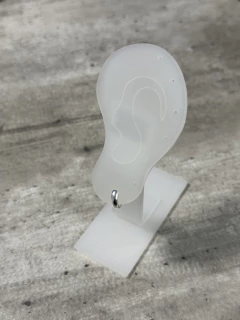 ARETES HUGGIES 12MM. PLATA 0.925 - tienda en línea