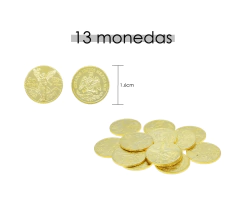 Arras Matrimoniales 16mm Con Cofre Centenario. Oro Laminado 14k - comprar en línea