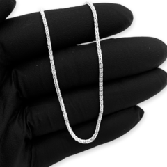 Cadena Espiga Larga. Plata 0.925