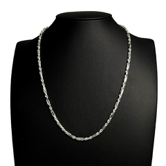 Cadena Torsal Fígaro 4mm. Plata Italiana 0.925