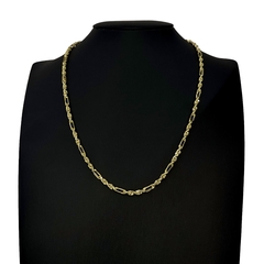 Cadena Torsal Fígaro 4.5mm. Oro Hueco 10k