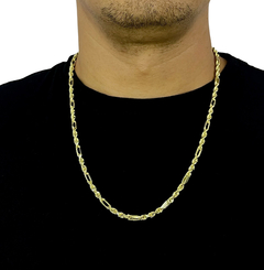 Cadena Torsal Fígaro 4.5mm. Oro Hueco 10k - comprar en línea