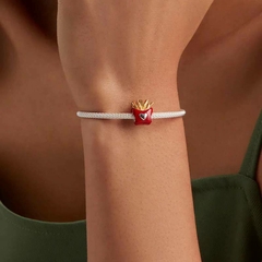 Berloque Batata Frita - Asttery® | Berloques, Braceletes, Separadores| Prata 925