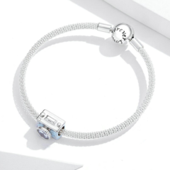 Berloque Câmera Azul - Asttery® | Berloques, Braceletes, Separadores| Prata 925