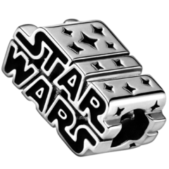 Berloque Logotipo Star Wars Prata 925