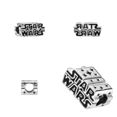 Berloque Logotipo Star Wars Prata 925