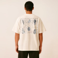 camiseta oversize gray stone