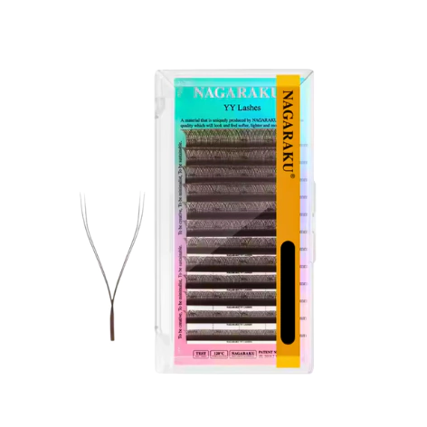 Cílio Nagaraku YY Vol Brasileiro MARROM ESCURO