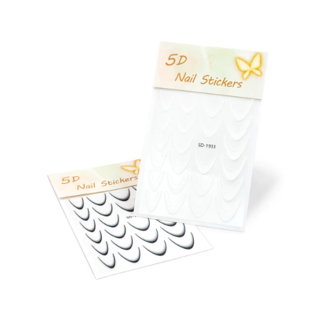 Adesivo 5D Preto Real Love