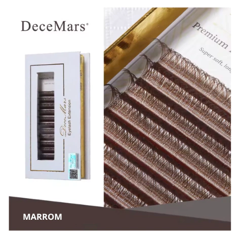 Cílio Decemars YY Vol Brasileiro Marrom