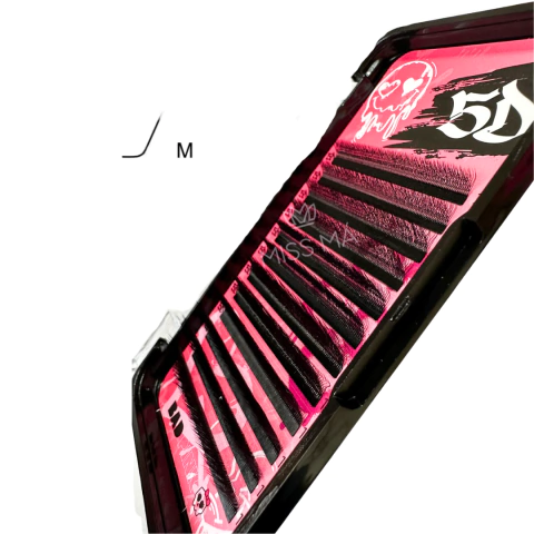 Cílio Bad Pink W 5D Curvaturas Especiais