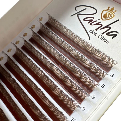 Cilios YY Volume Brasileiro Rainha Marrom