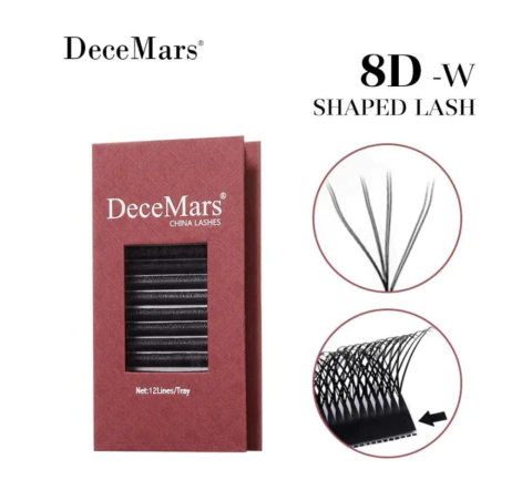 Cílio Decemars W 8D (4D Duplo)