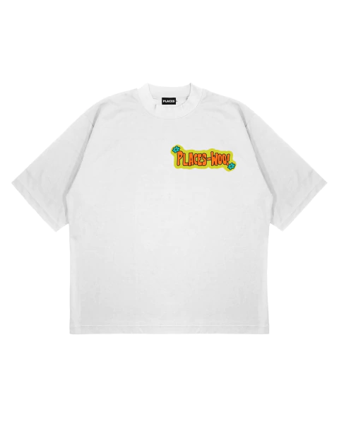 Camiseta Oversized Woo - White - comprar online