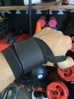 Muñequeras Crossfit Gym Elásticas Barra Levantamiento El Par - URVIPESAS