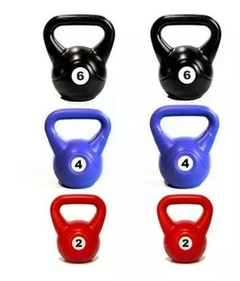Kit Rusas 2 de 2kg / 2 de 4kg / 2 de 6kg