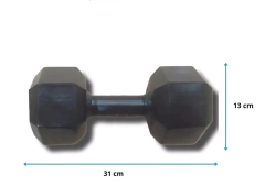 Par de mancuernas de 5kg pvc en internet