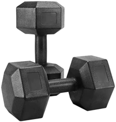 Par de mancuernas de 5kg pvc