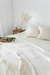Manta / Pie de cama Moa Crudo - RIA DECO