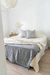 Pie de cama / Manta Clara Gris - comprar online