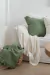 Pie de cama / Manta Clara verde - comprar online