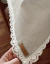 Mantel impermeable premium beige con puntilla onda chica en internet