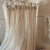 Cortina de baño gasa beige - comprar online