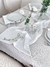 Camino de gasa arrugada off white - comprar online