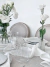 Camino de gasa arrugada off white - RIA DECO