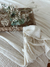 Pie de cama / Manta gasa rustica off white en internet