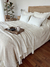 Pie de cama / Manta gasa rustica off white - RIA DECO