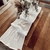 Camino de gasa de tusor off white - RIA DECO