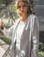 Kimono Alina - Cinza Gelo