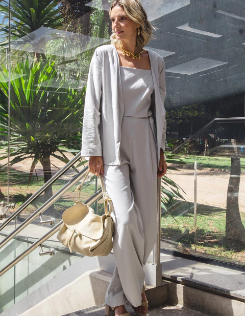 Calça Nice - Cinza Gelo