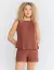 Blusa New Fenda - Marrom Queimado