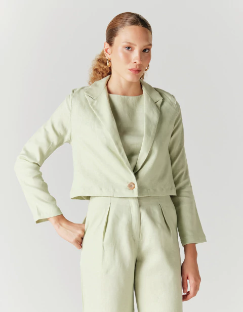 Blazer Louise - Pistache - comprar online