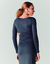 Blusa Cris - Chumbo - online store