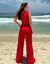 Calça Rose by Giulliar Fontana - Vermelho - tienda online